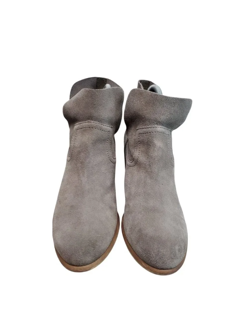 BP Shoes Womens Size 7 Brice Gray Suede Ankle Booties *Read*